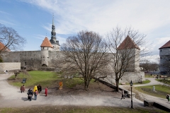 Tallin, fragment murów obronnych
