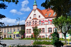 Czersk, ul. Kościuszki, ratusz, siedziba samorządu, zbudowany w 1926 r. (2018)